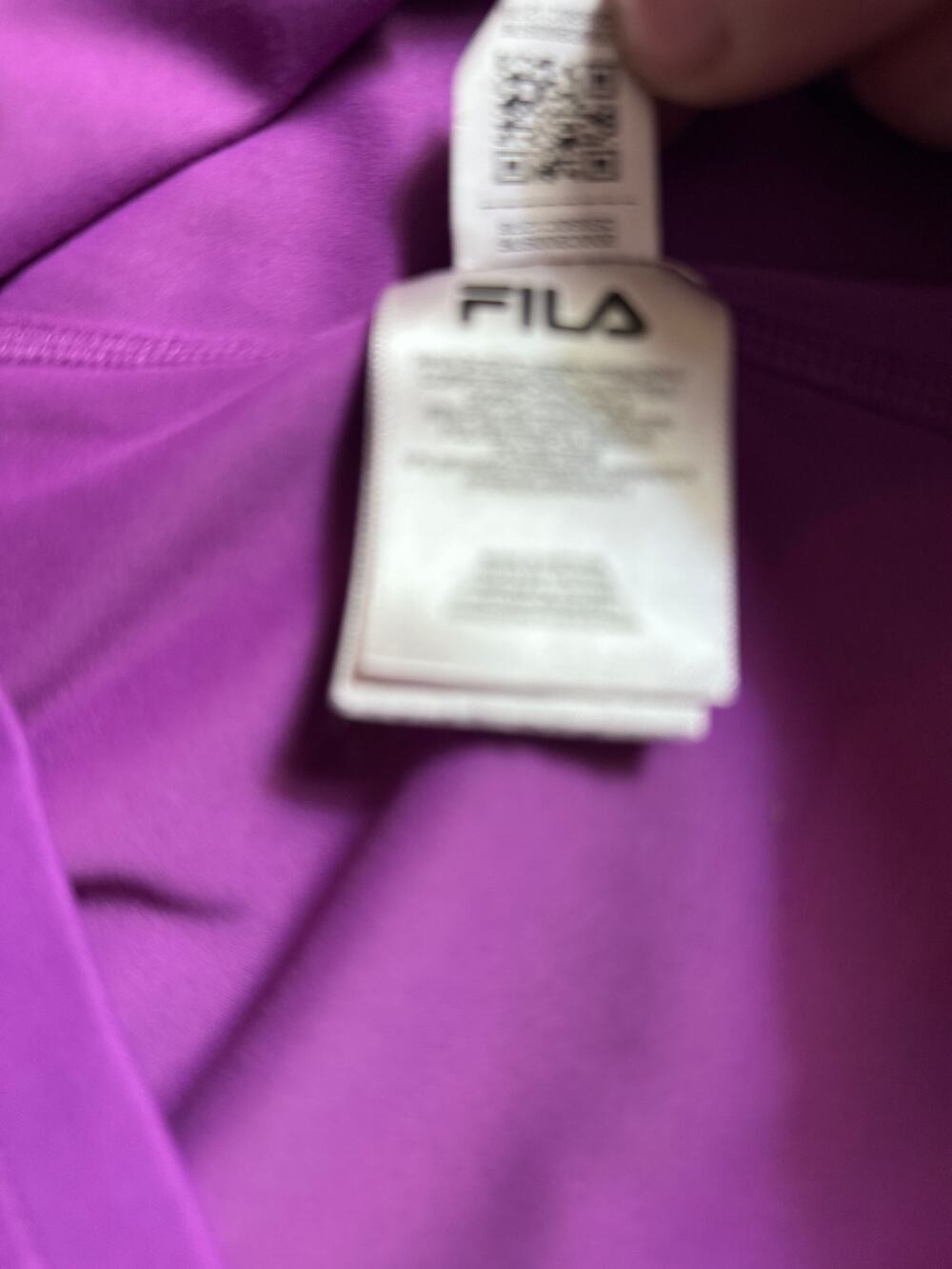 FILA Women’s Purple Performance Hoodie Stretch Cowl Neck Athletic Pullover